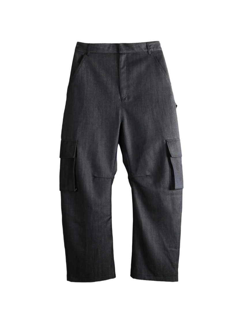 Balenciaga Wide-Leg High Waist Cargo Pants