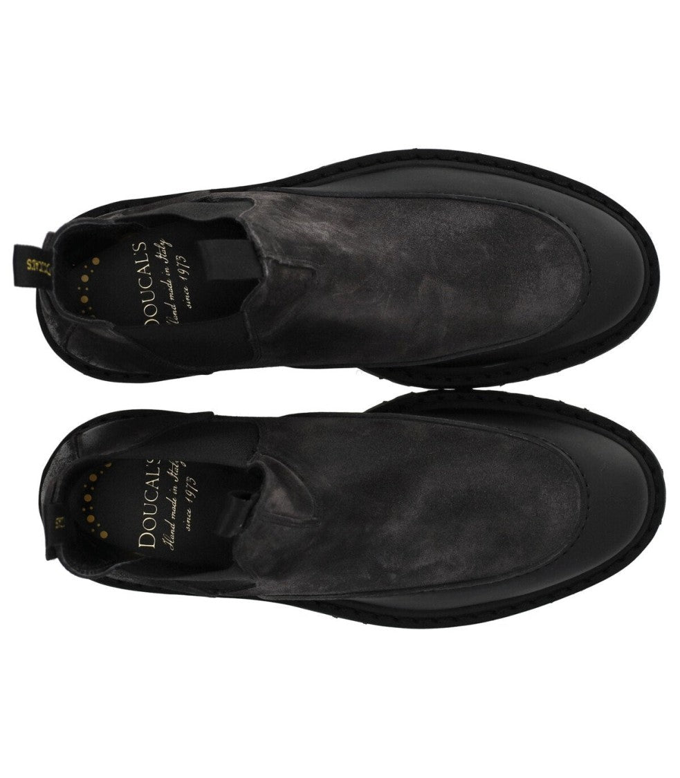 Doucal's Hummel Anthracite Grey Chelsea Boot