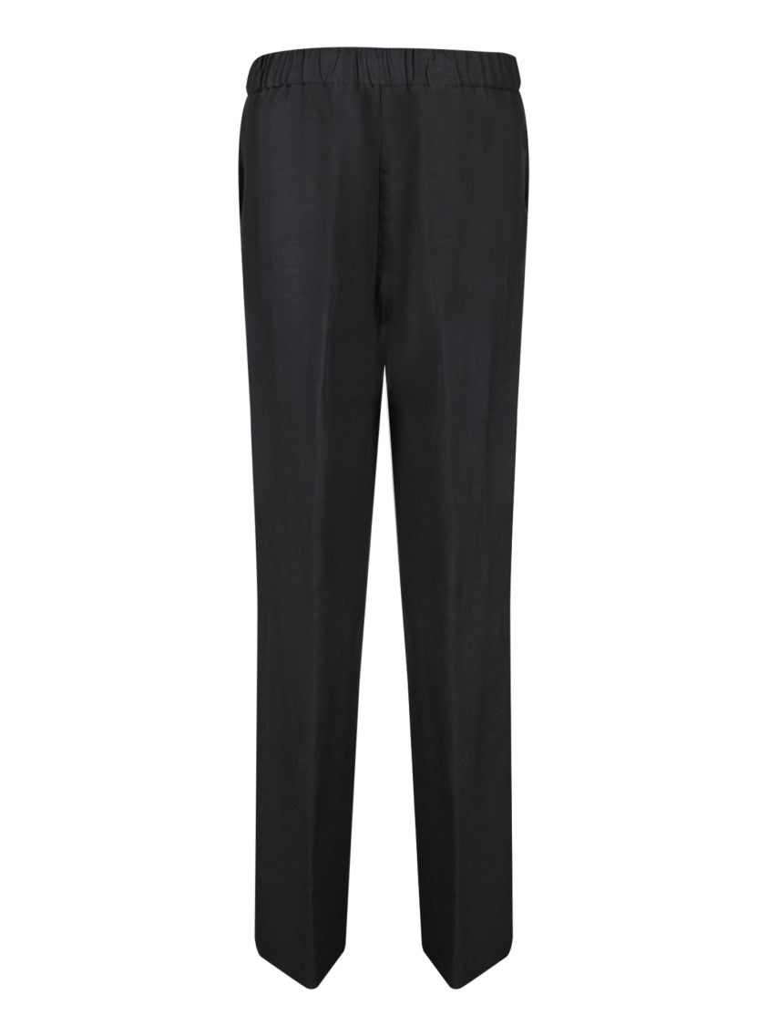 Blanca Vita Tailored Black Trousers With Elegant Silhouette