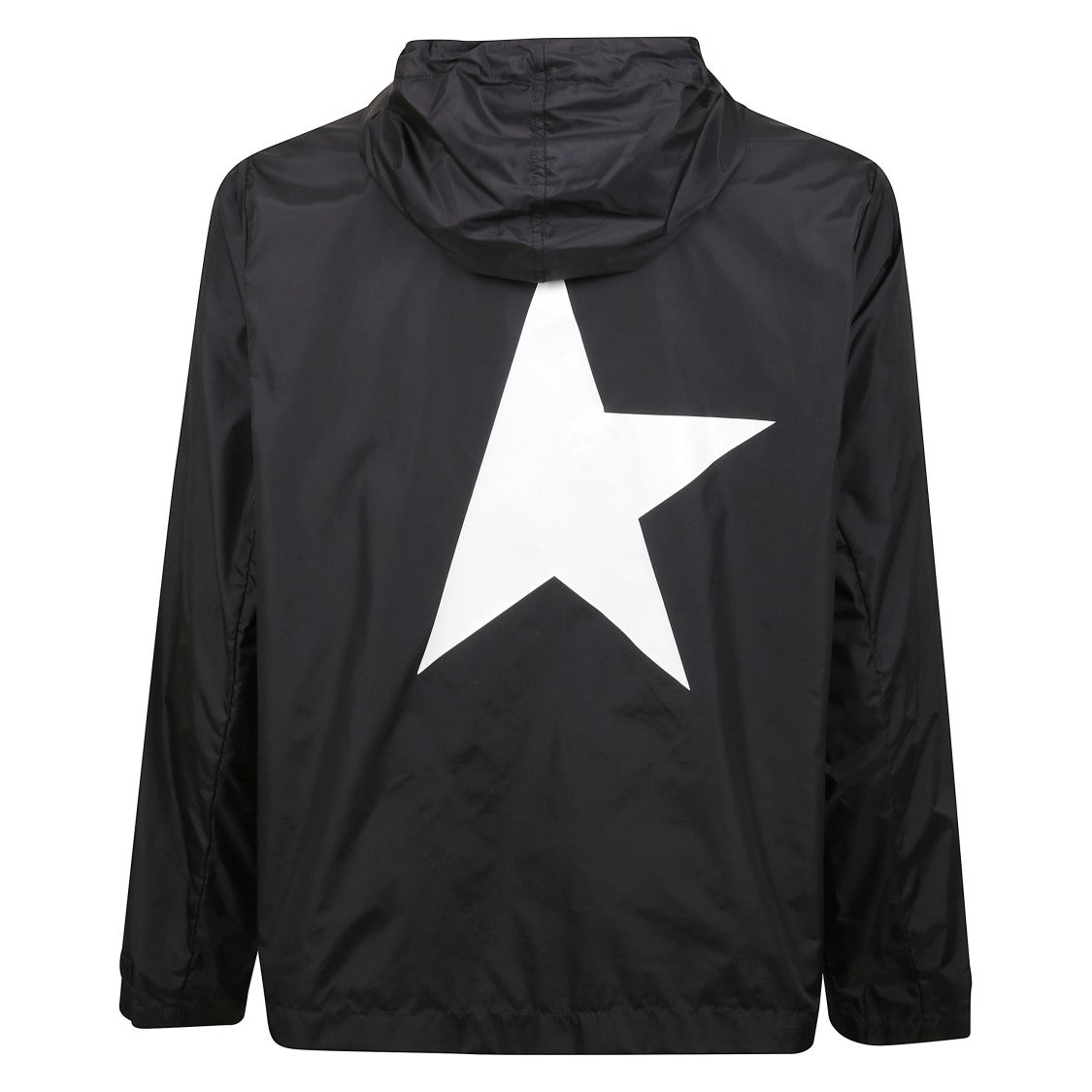 Golden Goose Zip-Up Hooded Jacket With Star Logo