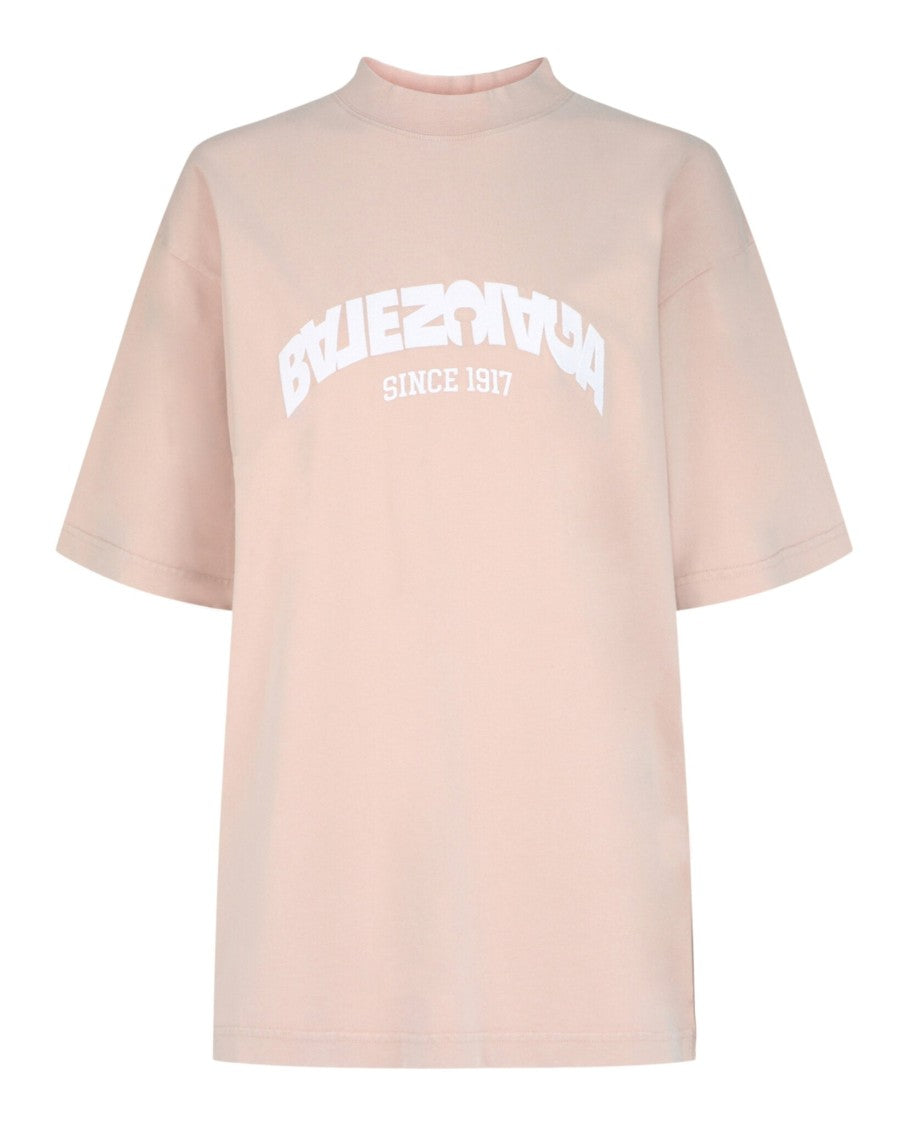 Balenciaga Backflip Embroidered Logo T-Shirt