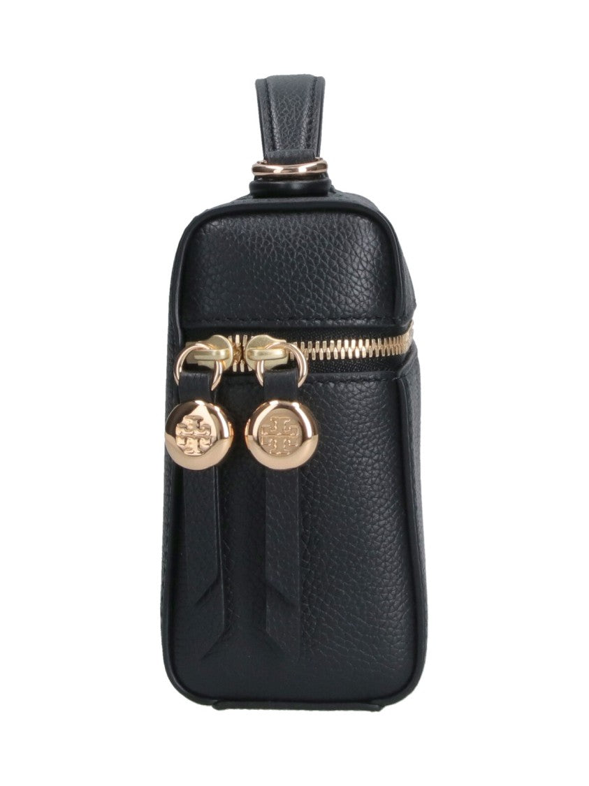 Tory Burch Black Romy Slim Double Zip Handbag