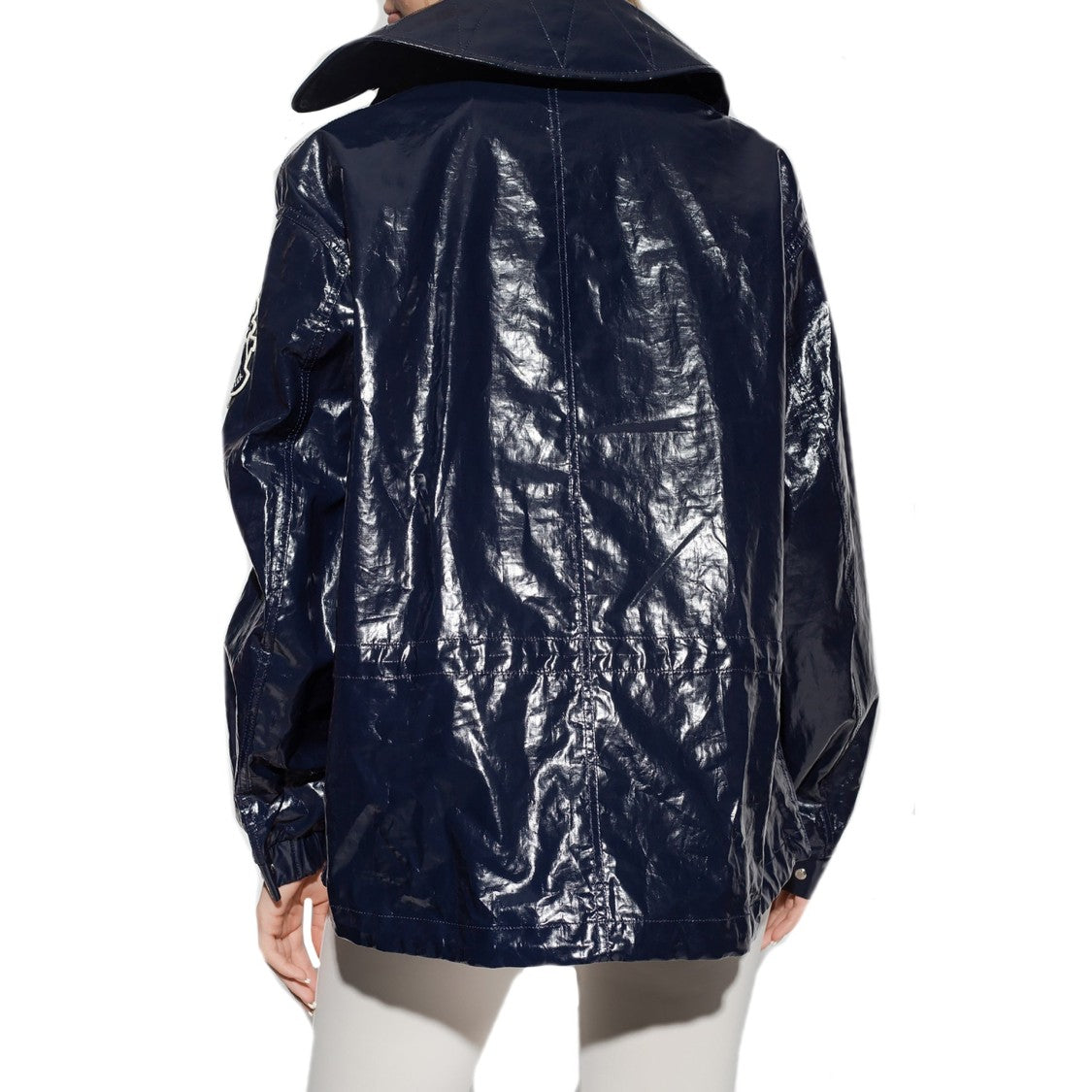 Moncler Genius Linen Coated Shiny Jacket