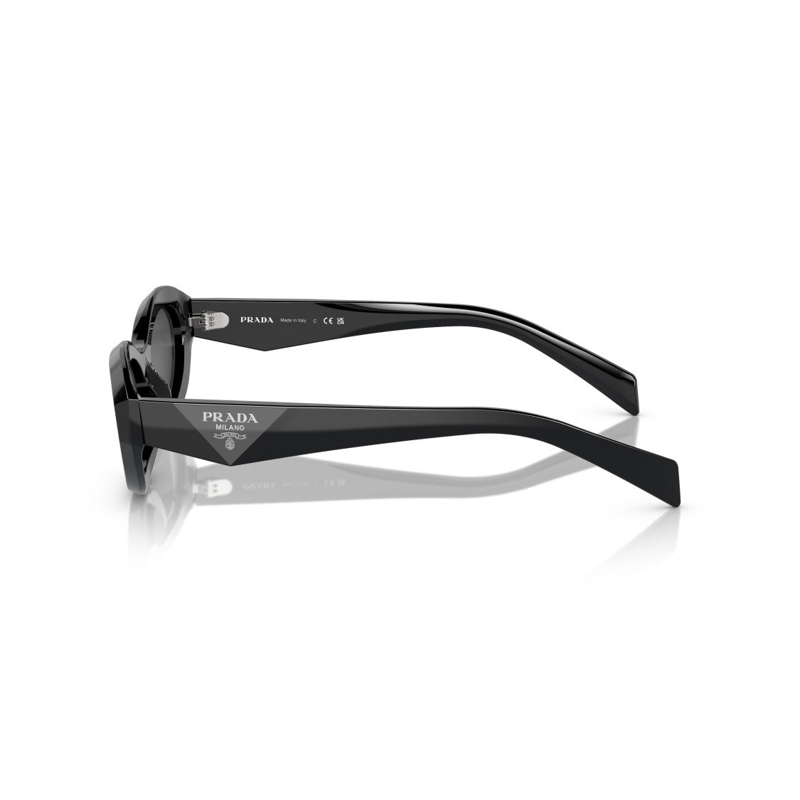 Prada 0Pr 26Zs Cat-Eye Black Acetate Sunglasses