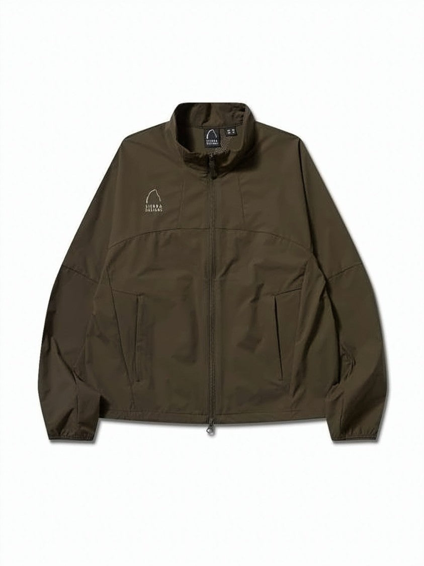 Sierra Designs Brown Jacket With Front Zipper Closure