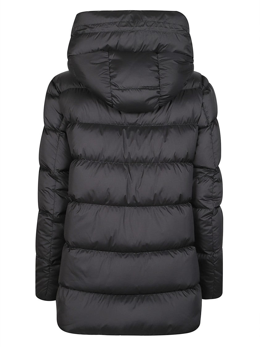 Add Polyester High Collar Puffer Down Jacket