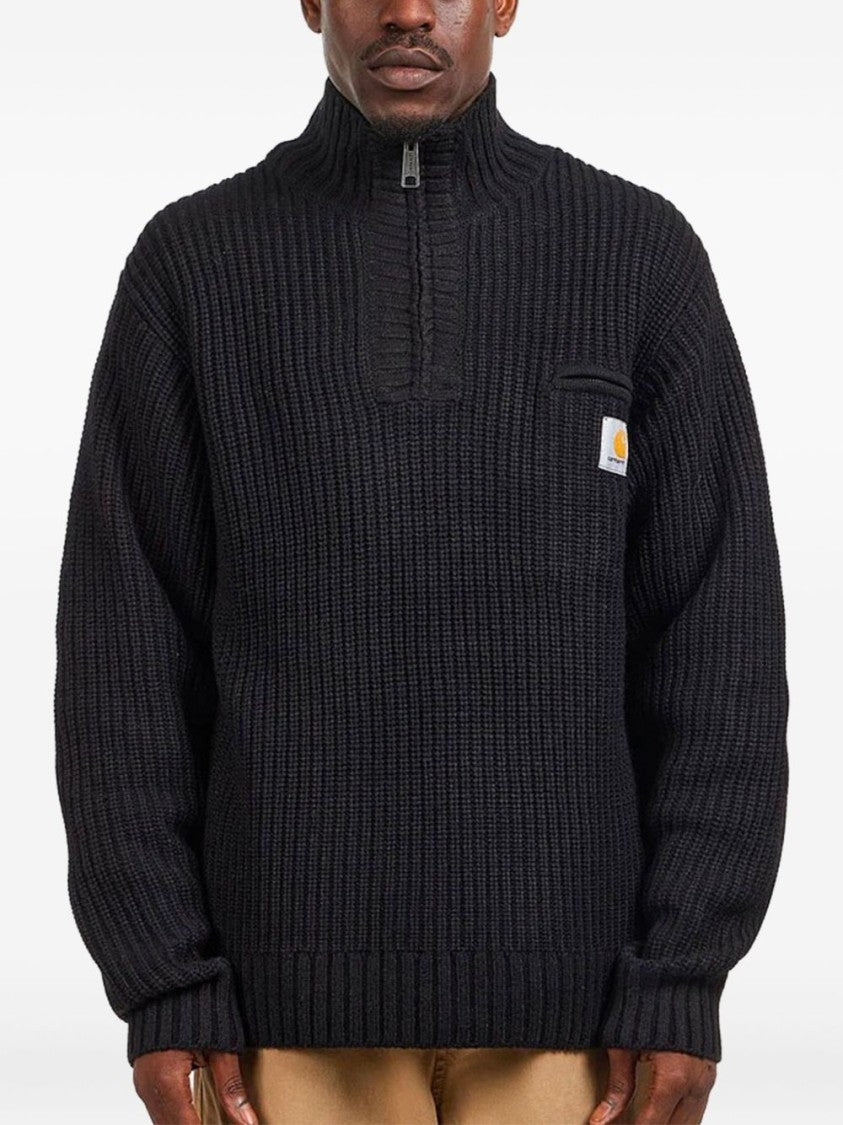 Carhartt Wip Chunky Ribbed Half-Zip Sweater