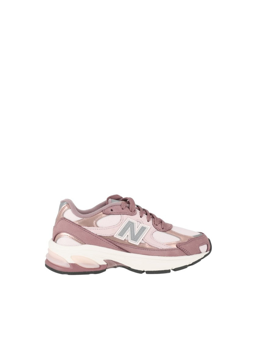 New Balance Pink Salt Synthetic Nubuck Mesh Sneakers