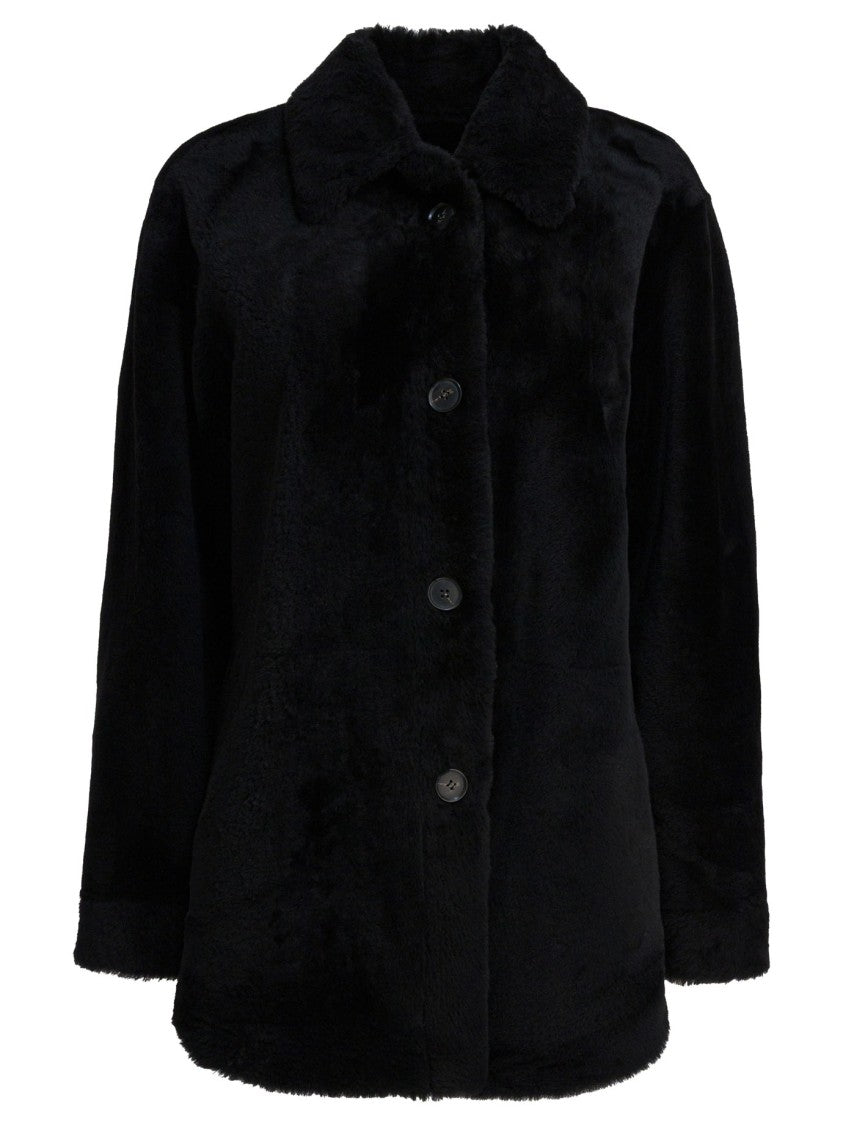 Semper Long Reversible Leather Coat