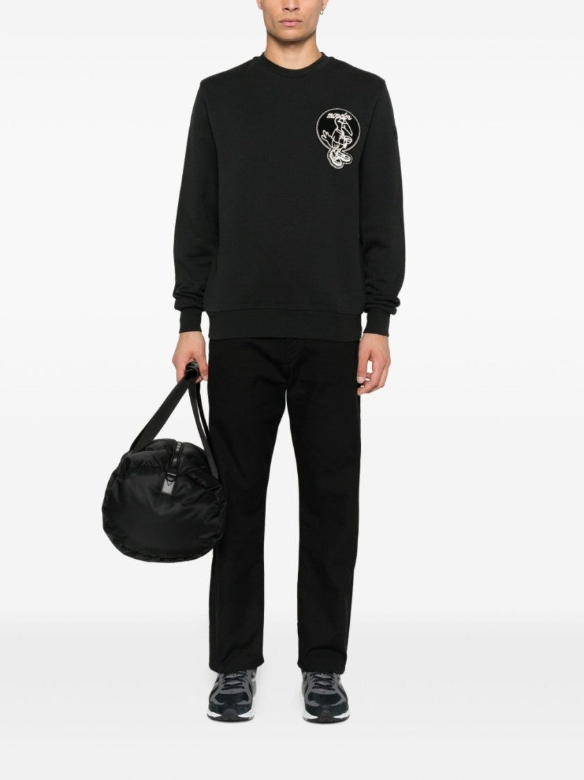 Moncler Relaxed-Fit Gray Sweatshirt