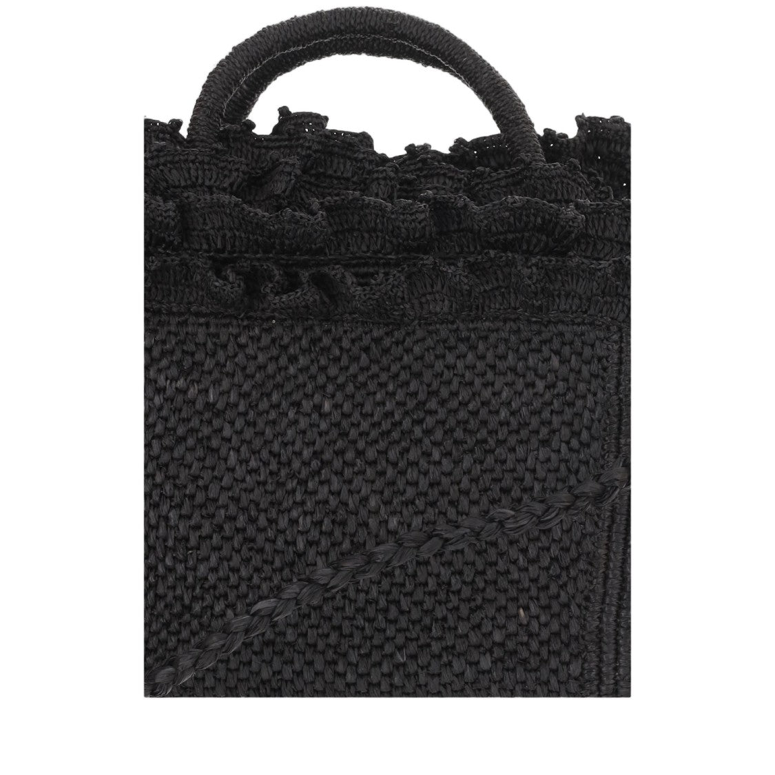 Ibeliv Rafia And Cotton Tote Bag