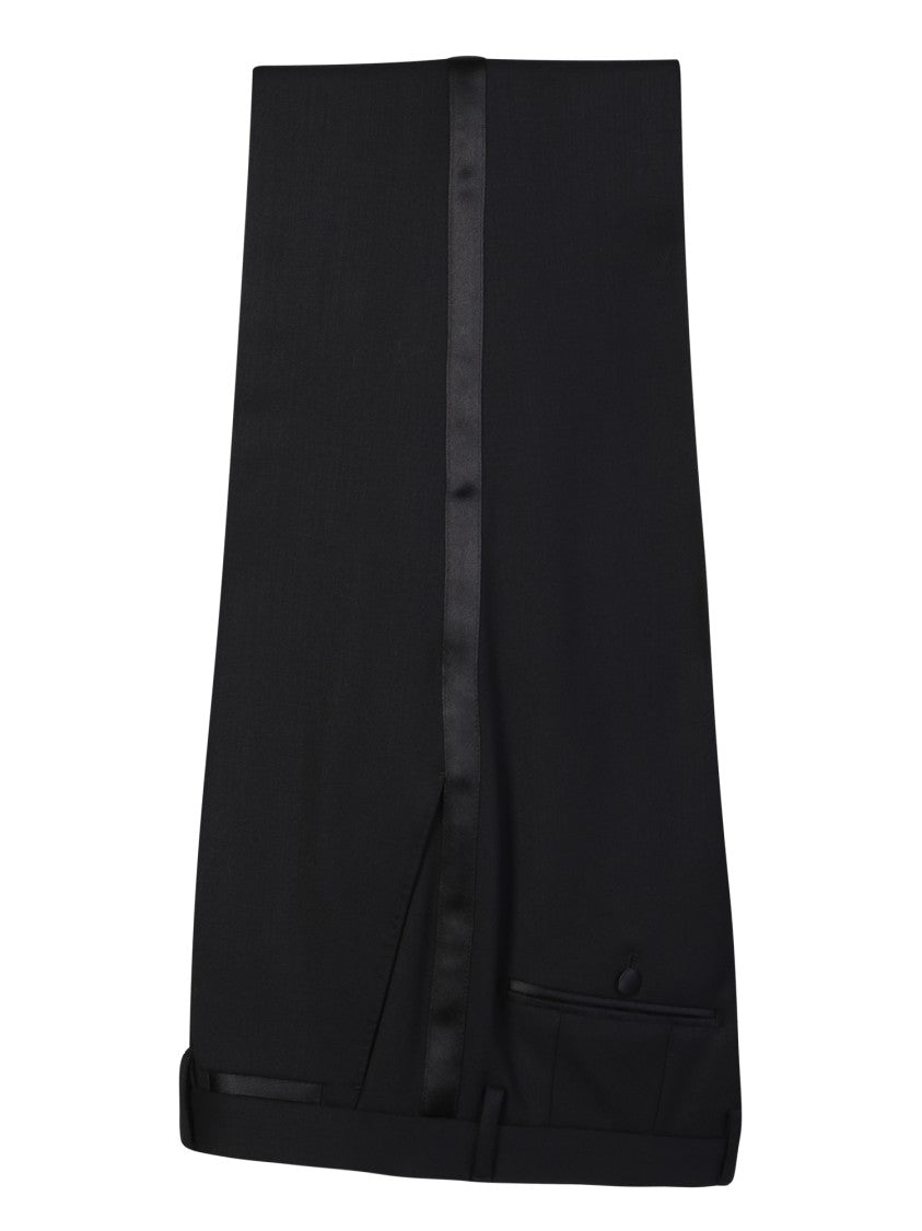 Dolce & Gabbana Black Wool Suits