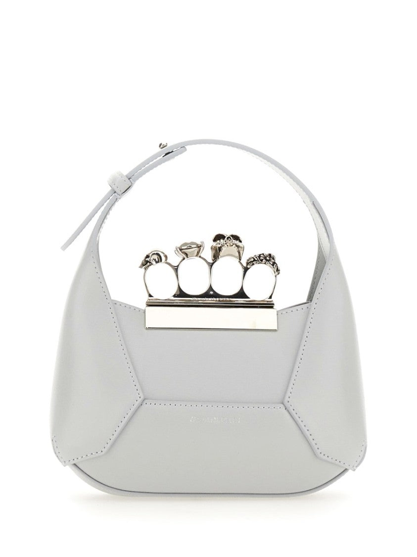 Alexander Mcqueen Jewelled Mini Hobo Bag