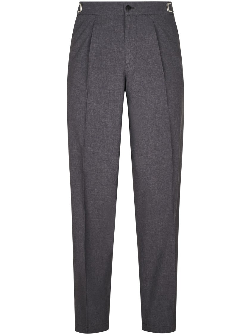 Cellar Door Tailored Trousers With Tapered Leg And Front Pleats