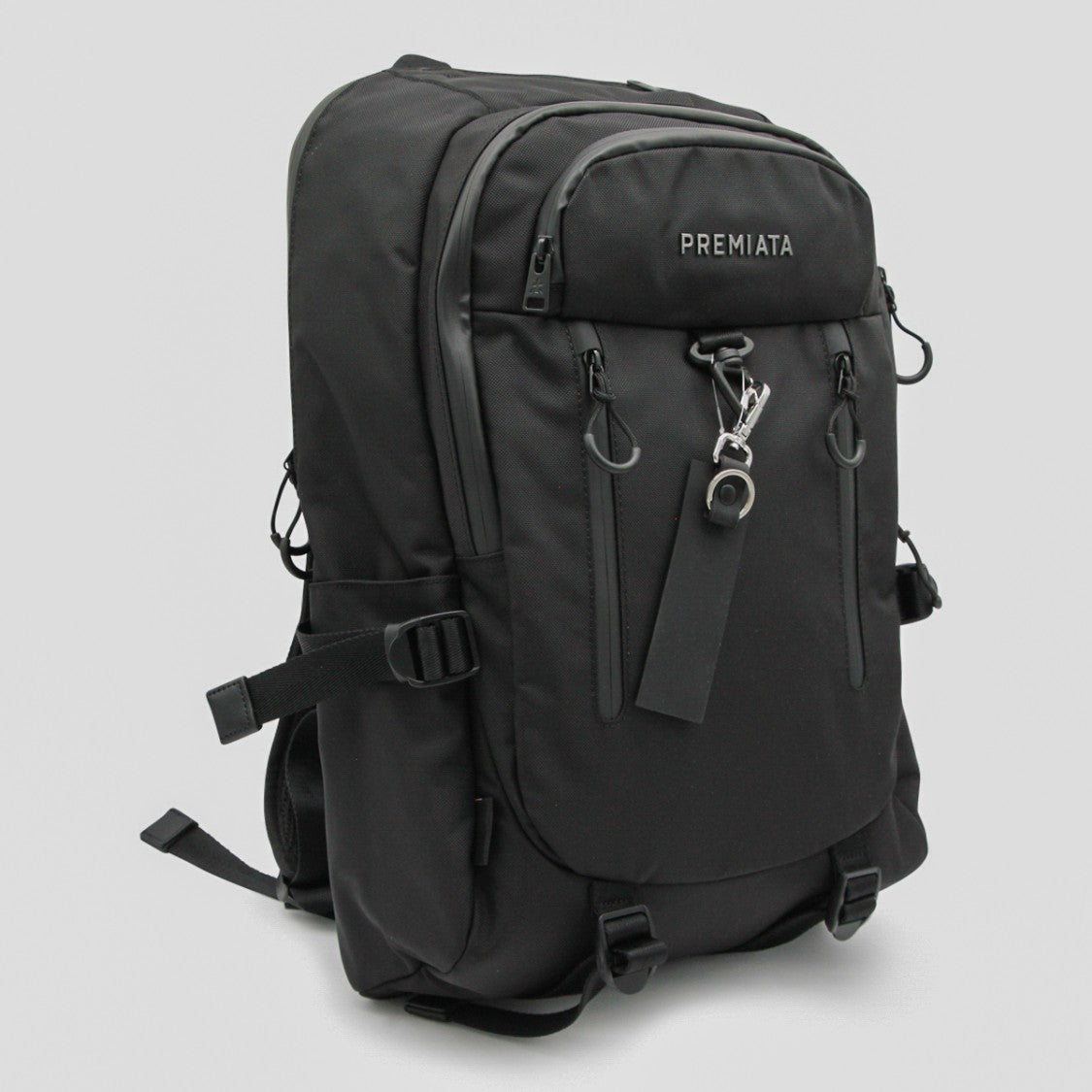 Premiata Black Backpack With Multiple Compartments