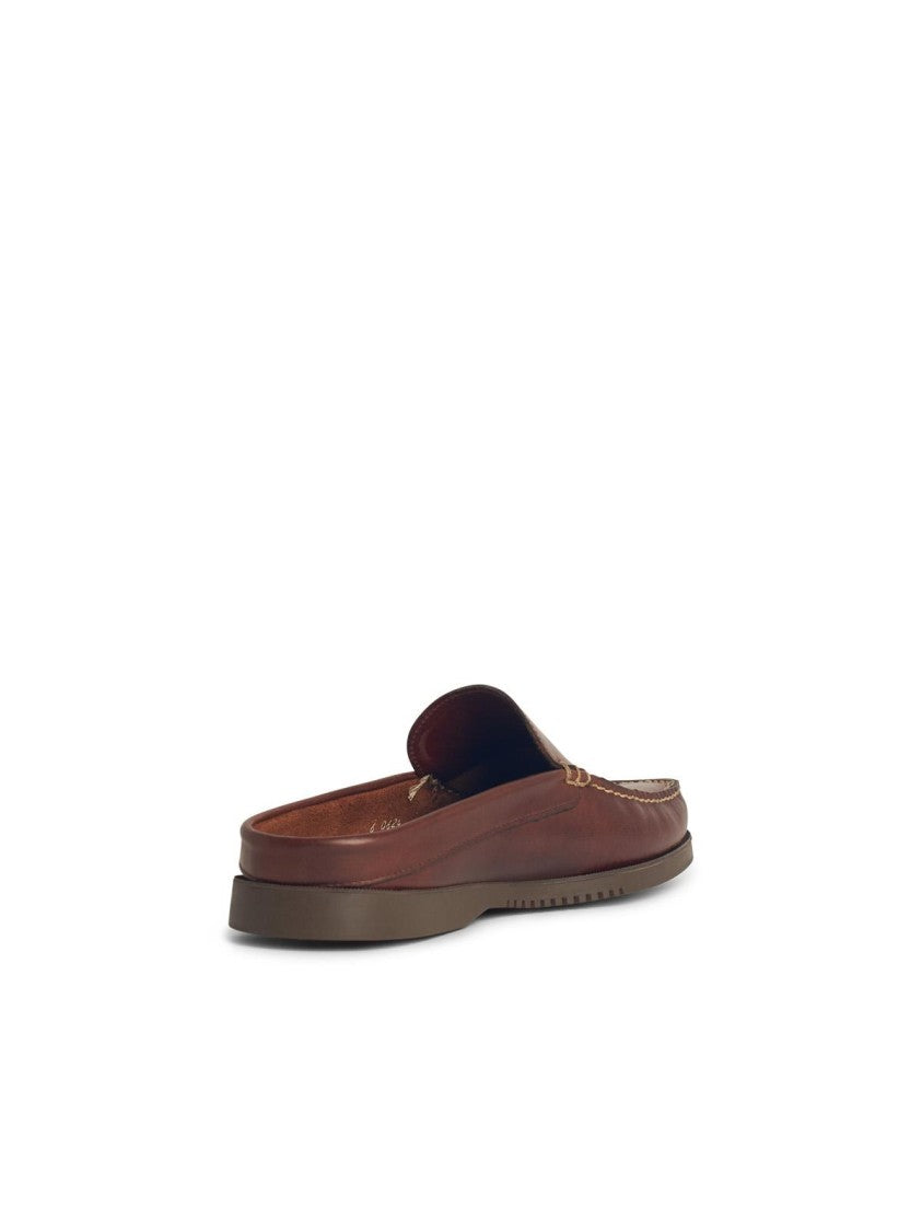 Paraboot 'Bahamas' Brown Leather Loafers