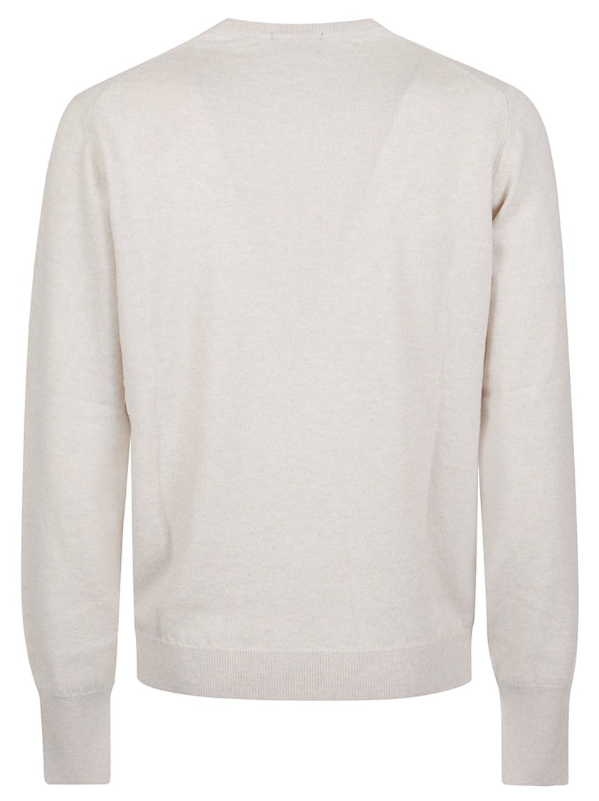 Drumohr Cashmere Finely Knit Round Neck Sweater