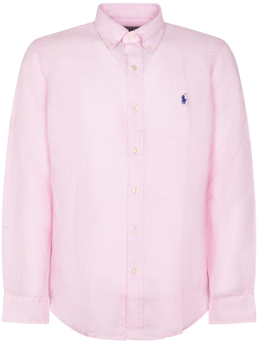 Polo Ralph Lauren Lightweight Linen Long-Sleeve Sport Shirt With Button-Down Collar