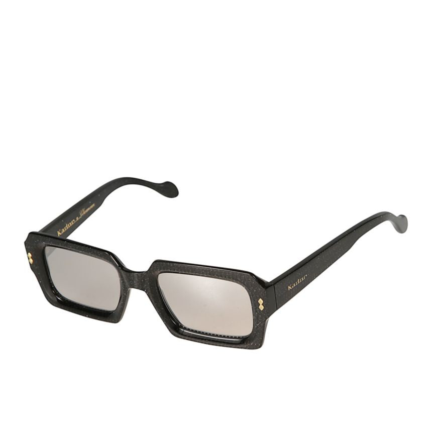 Kador Evy Glamour Rectangular Sunglasses With Textured Black Frame