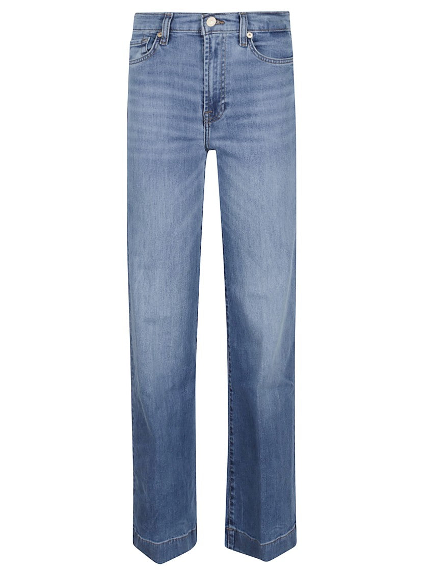 7 For All Mankind High-Waisted Wide Flared Leg Jeans
