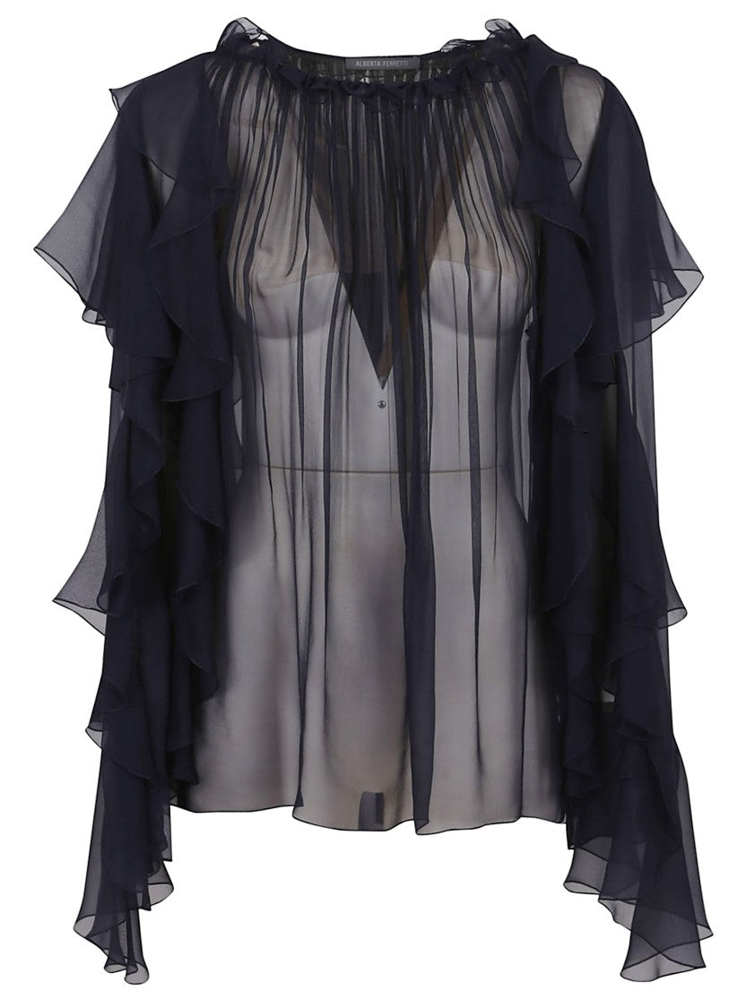 Alberta Ferretti Chiffon Shirt