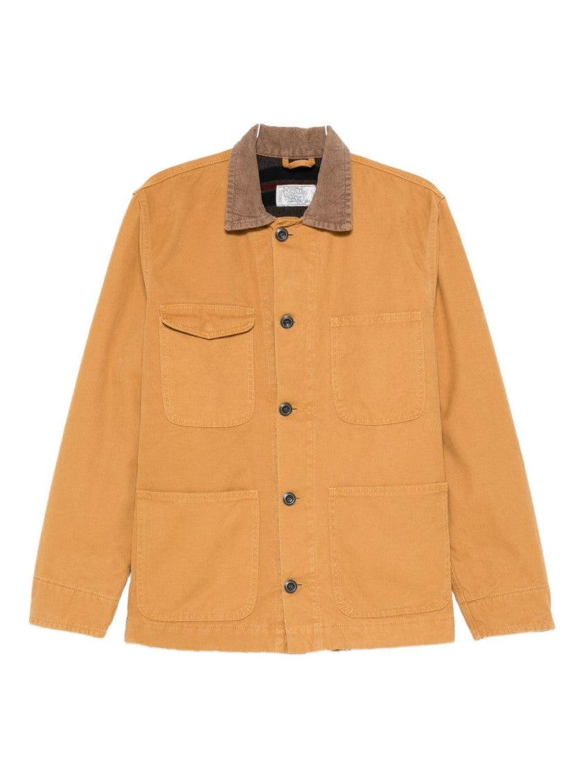 Chesapeake's Brown Jacket With Contrast Corduroy Collar