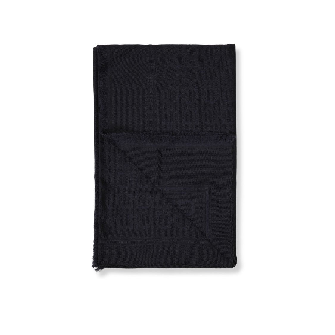 Ferragamo Rectangular Wool-Silk Blend Scarf