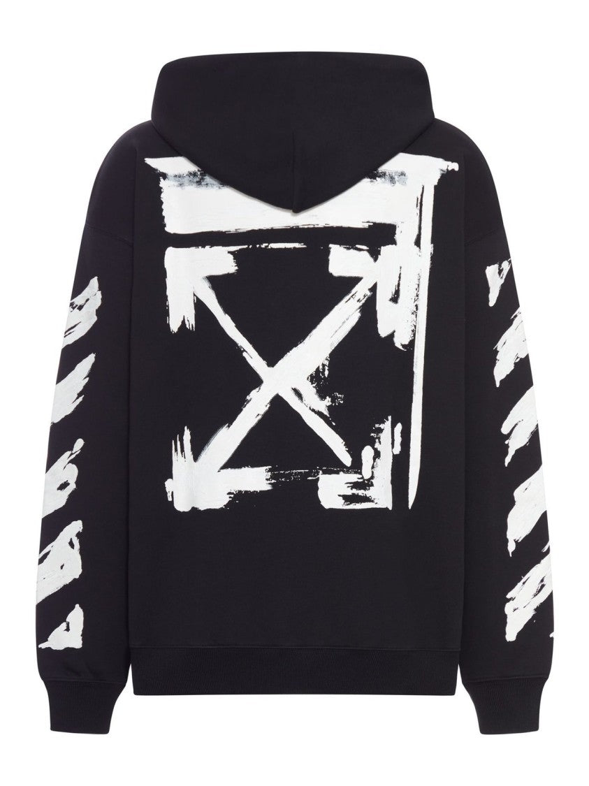Off-White Classic Black Knit Sweater With Timeless Appeal