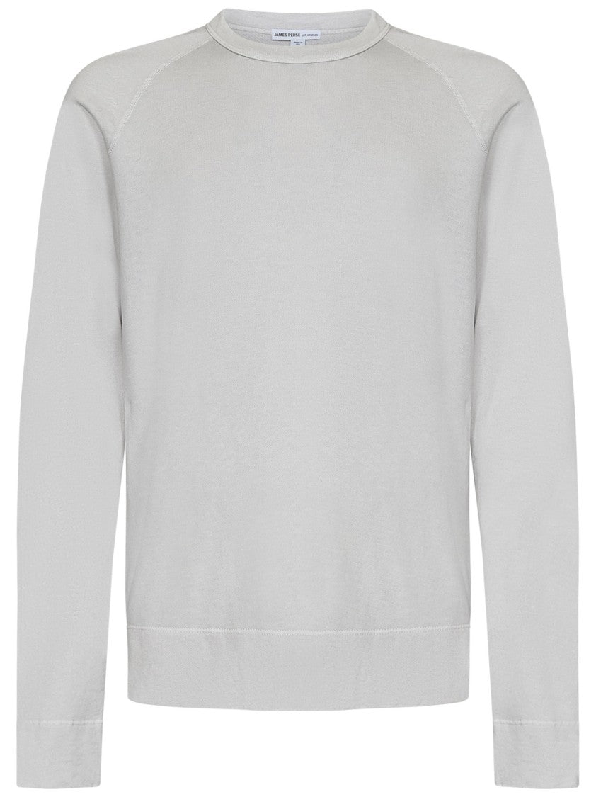 James Perse Vintage Ice Grey Supima Cotton Sweatshirt
