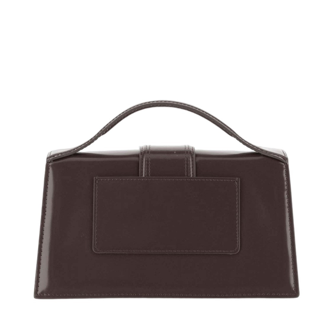 Jacquemus Brown Leather Top Handle Bag