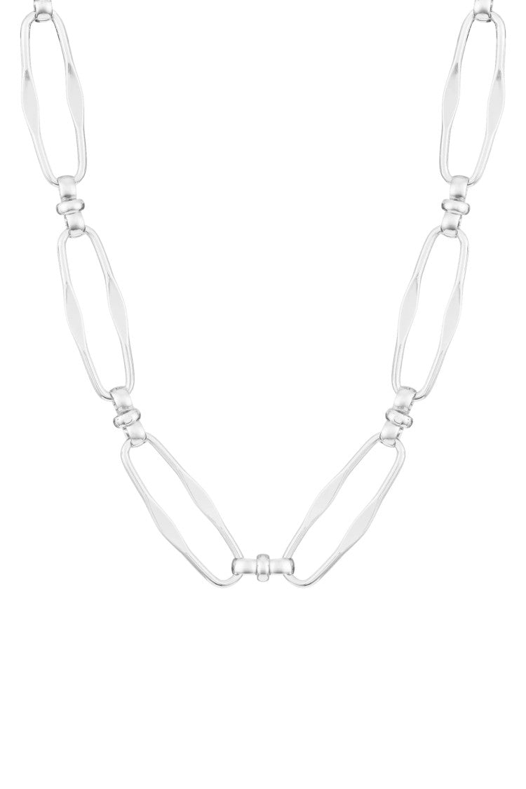 Federica Tosi Elongated Chain Necklace With Polished Links