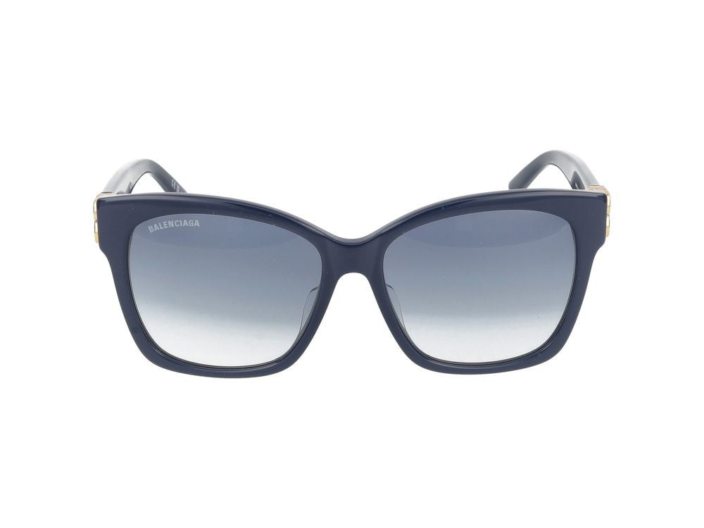 Balenciaga Sunglasses Balenciaga Bb0102sa 005 Blue Gold Blue 57/16/145