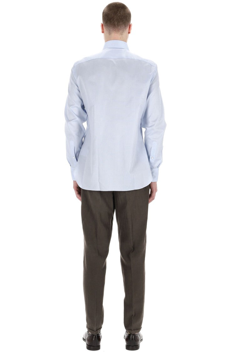 Zegna Trofeo Knitted Cotton Shirt