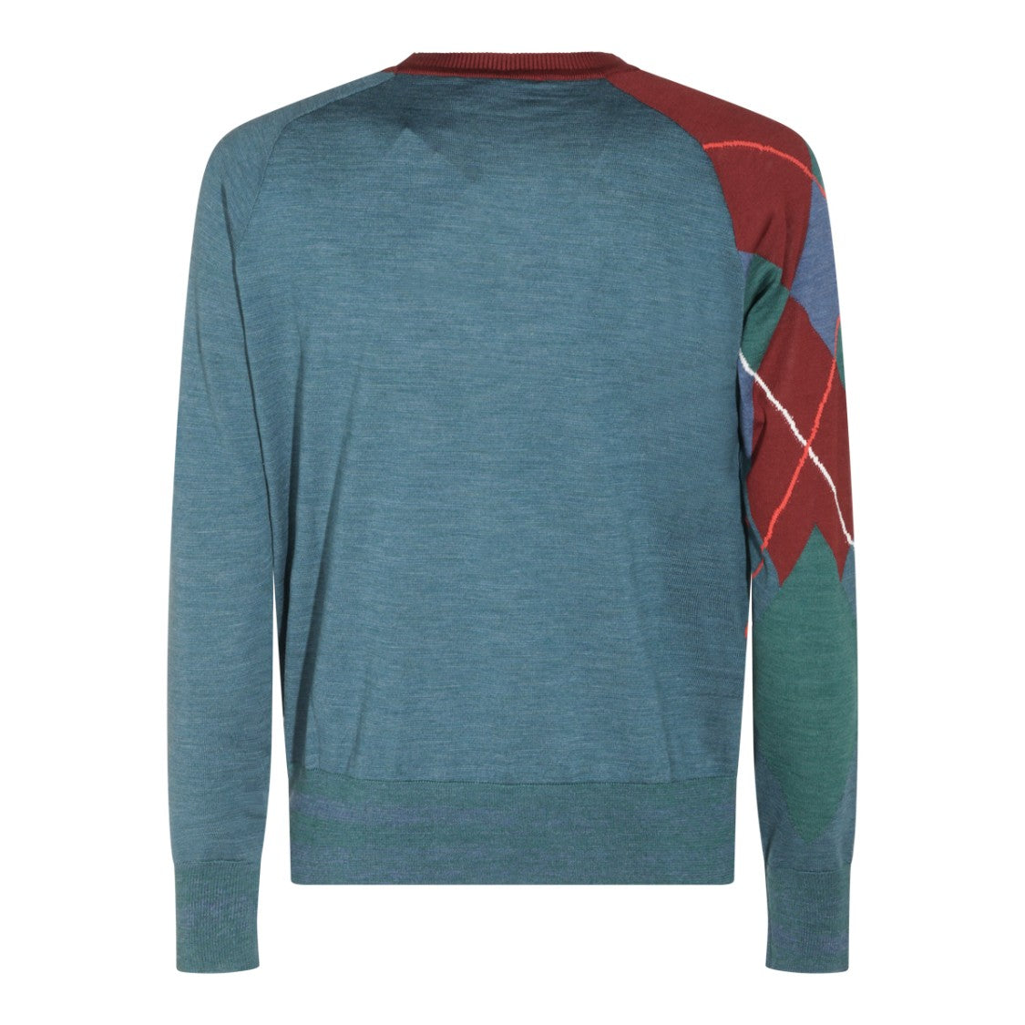 Vivienne Westwood Multicolor Wool Argyle Jumper With Emblem Detail