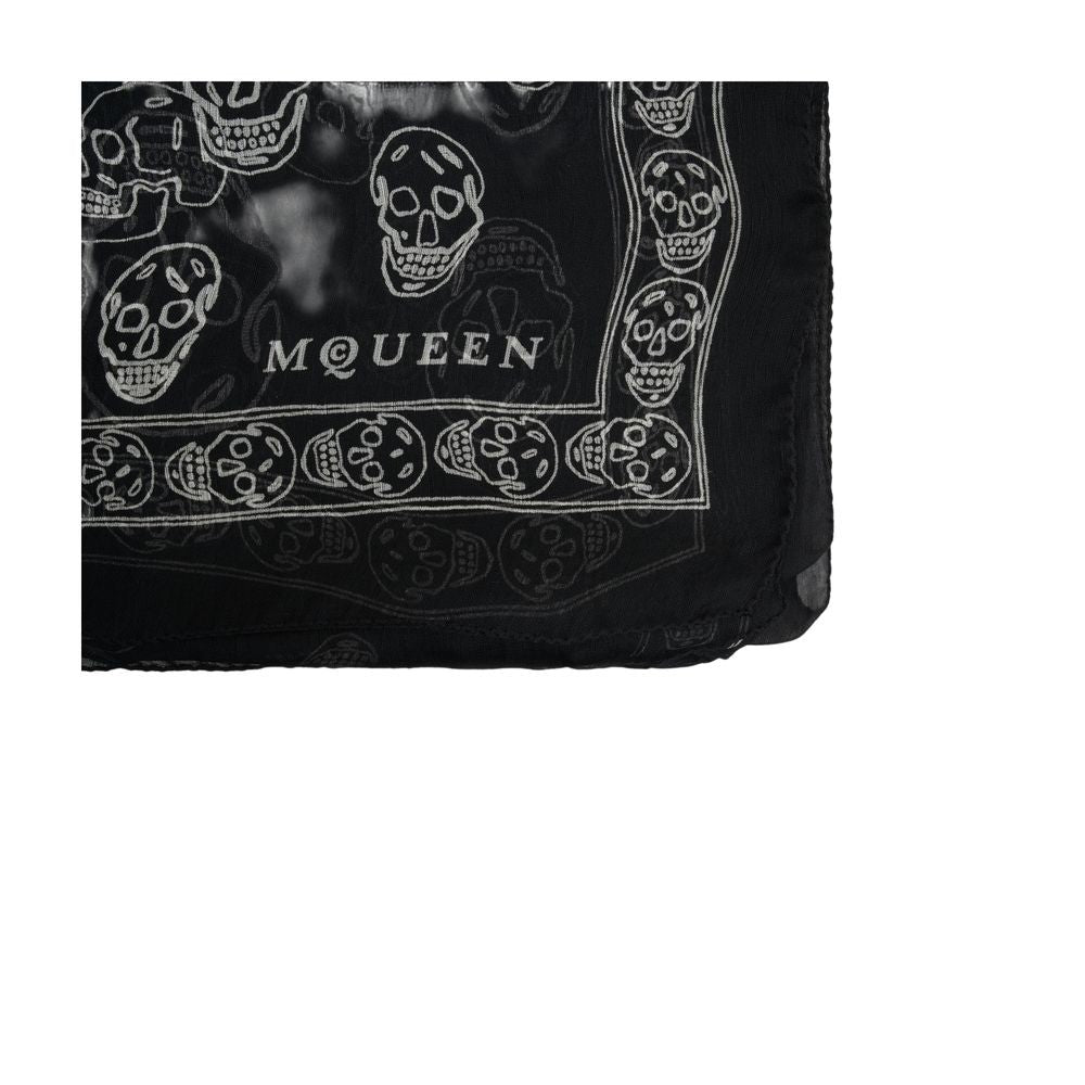 Alexander Mcqueen Ca Skull Scarf - Alexander Mcqueen - Silk - Black