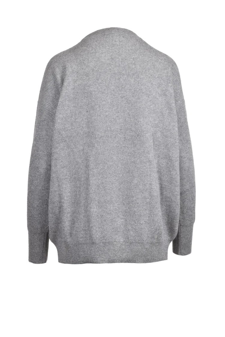 Fabiana Filippi Lamé Sweater - Grey