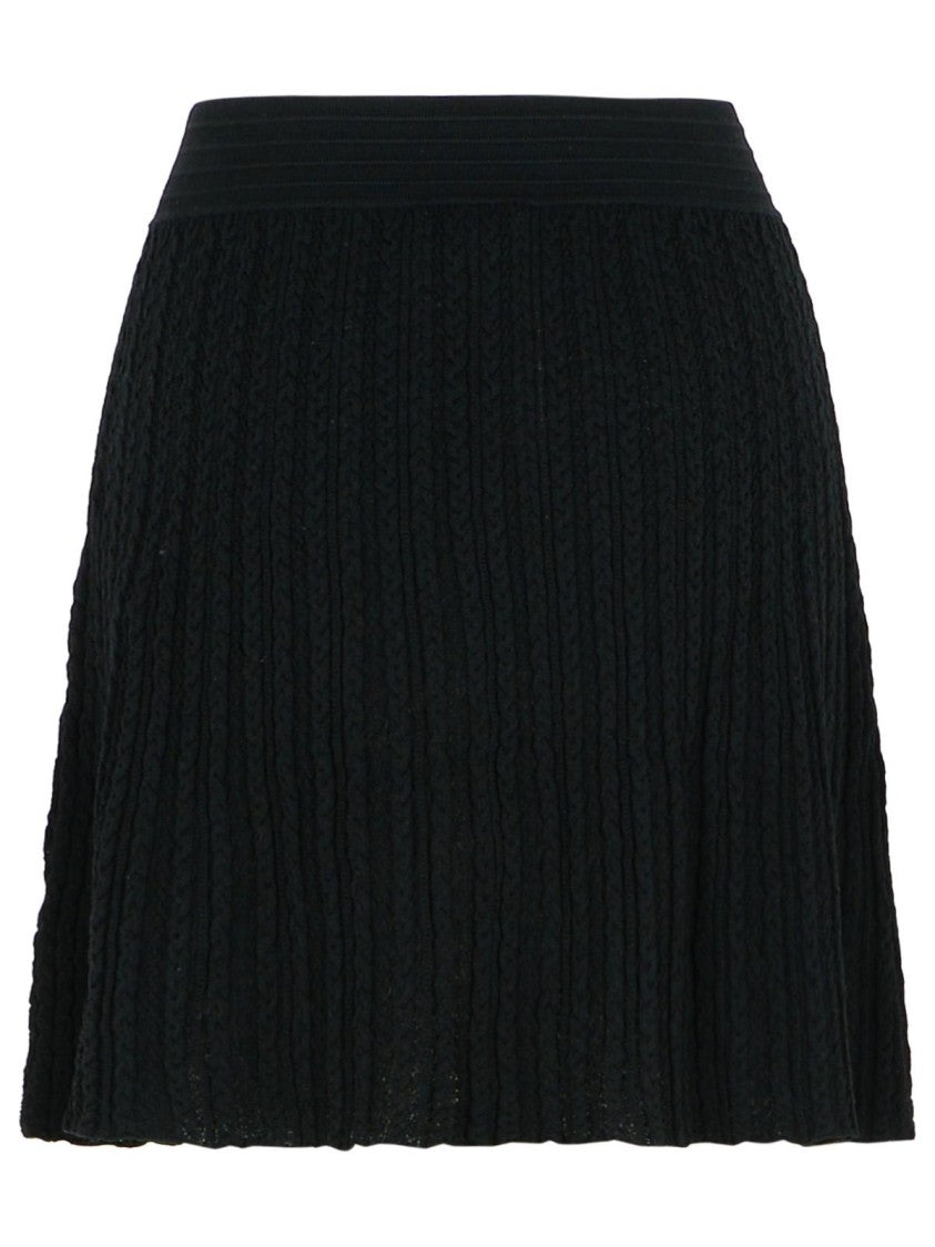 A.P.C. 'Kayla' Black Wool Skirt