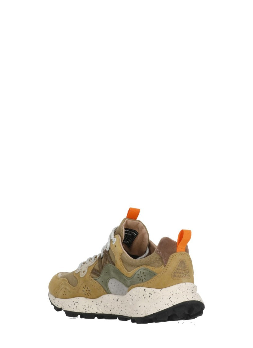 Flower Mountain Beige Yamano 3 Suede Inserts Sneakers