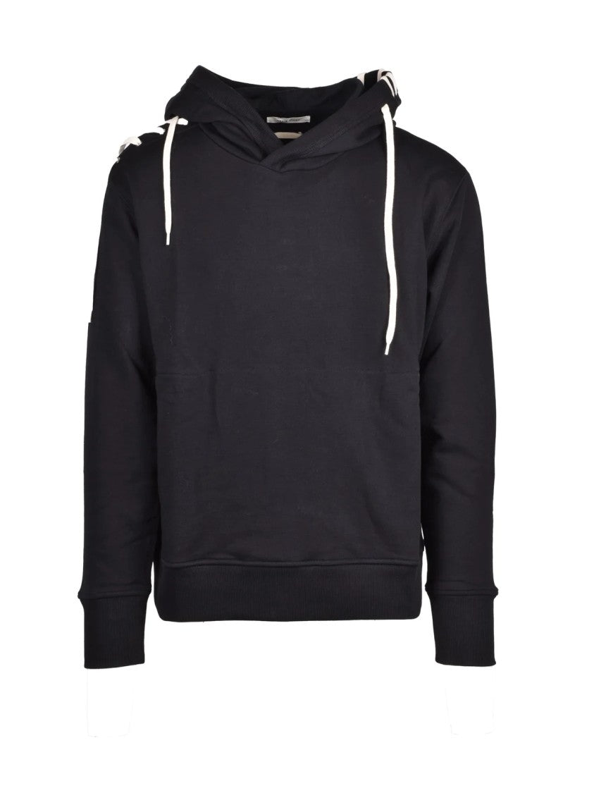 Craig Green Black Lace-Up Organic Cotton Hoodie