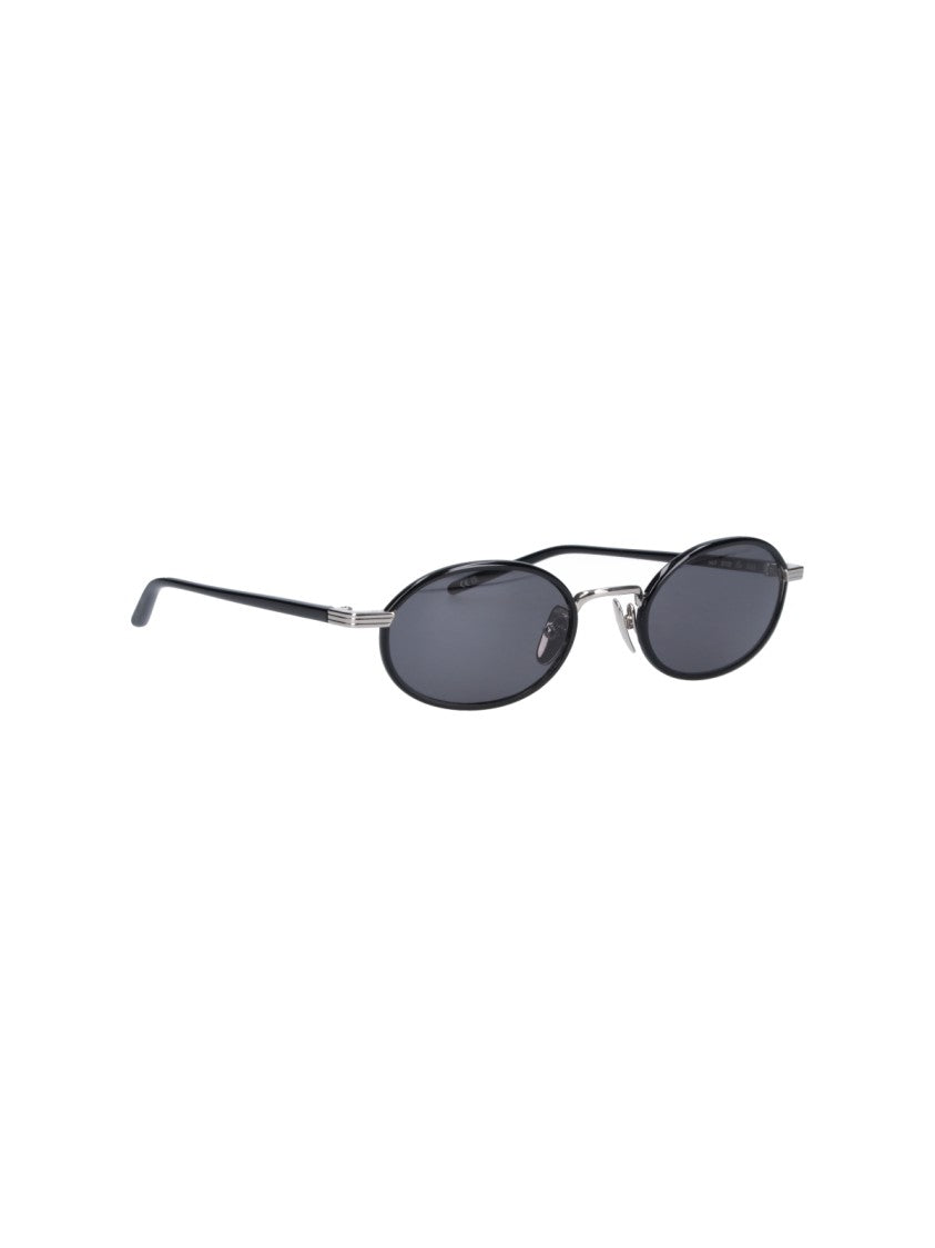 Chimi Black Lea Oval Polarized Renew Sunglasses