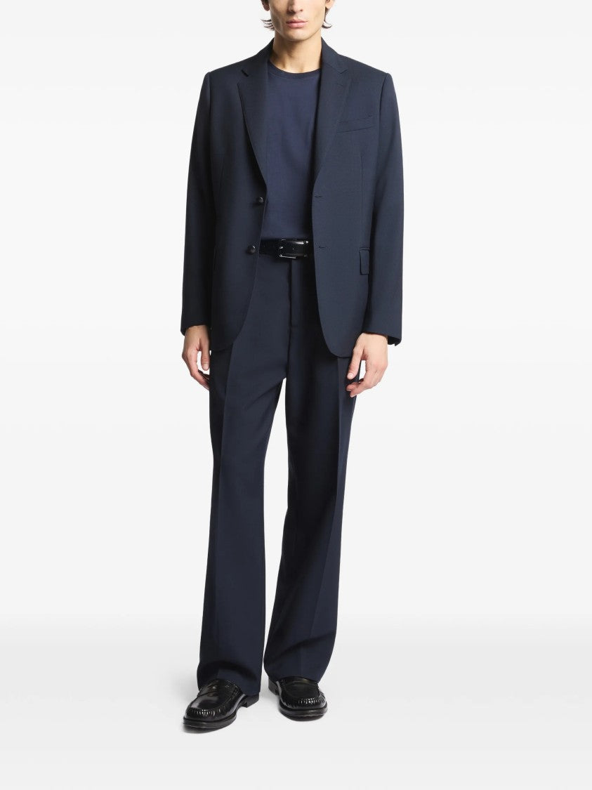 Fay Tailored Notch Lapel Red Trim Blazer