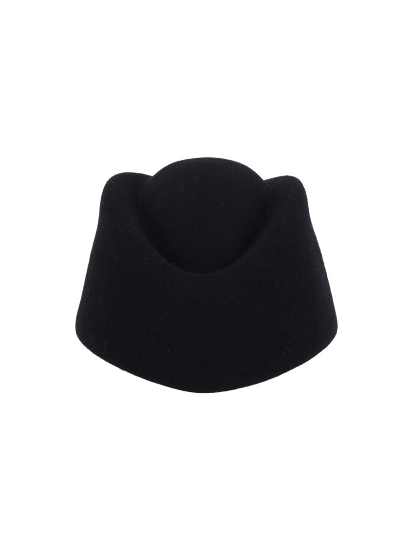 Valentino Garavani "Vlogo Signature" Wool Hat – Black
