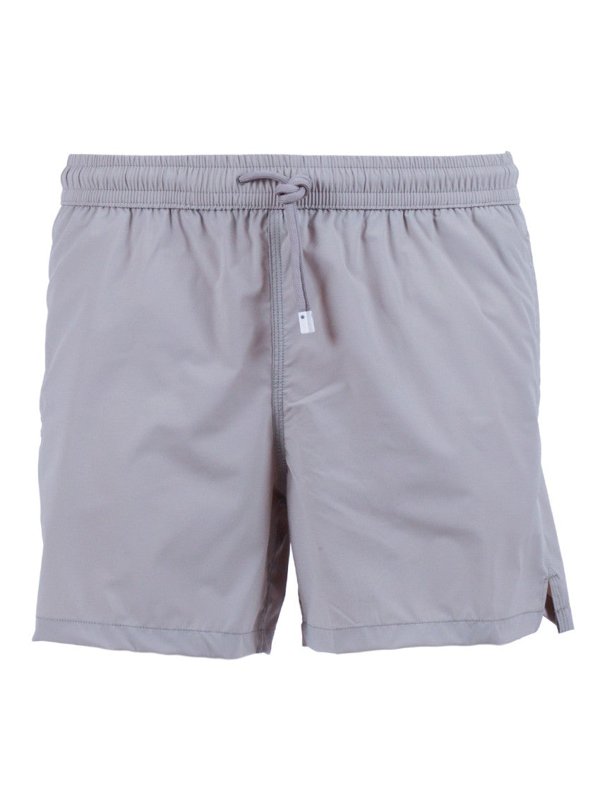 Fedeli Woven Fabric Adjustable Swim Shorts