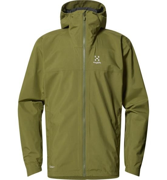 Haglöfs Haglofs Minimalist Green Jacket With Hood And Zipper