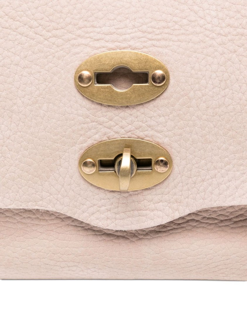 Zanellato Structured Calfskin Handbag With Gold-Tone Accents