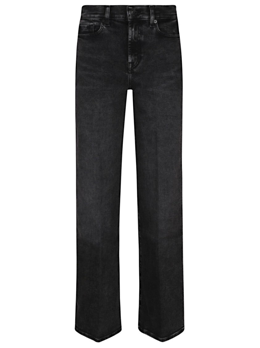 7 For All Mankind High-Rise Wide Flared Jeans