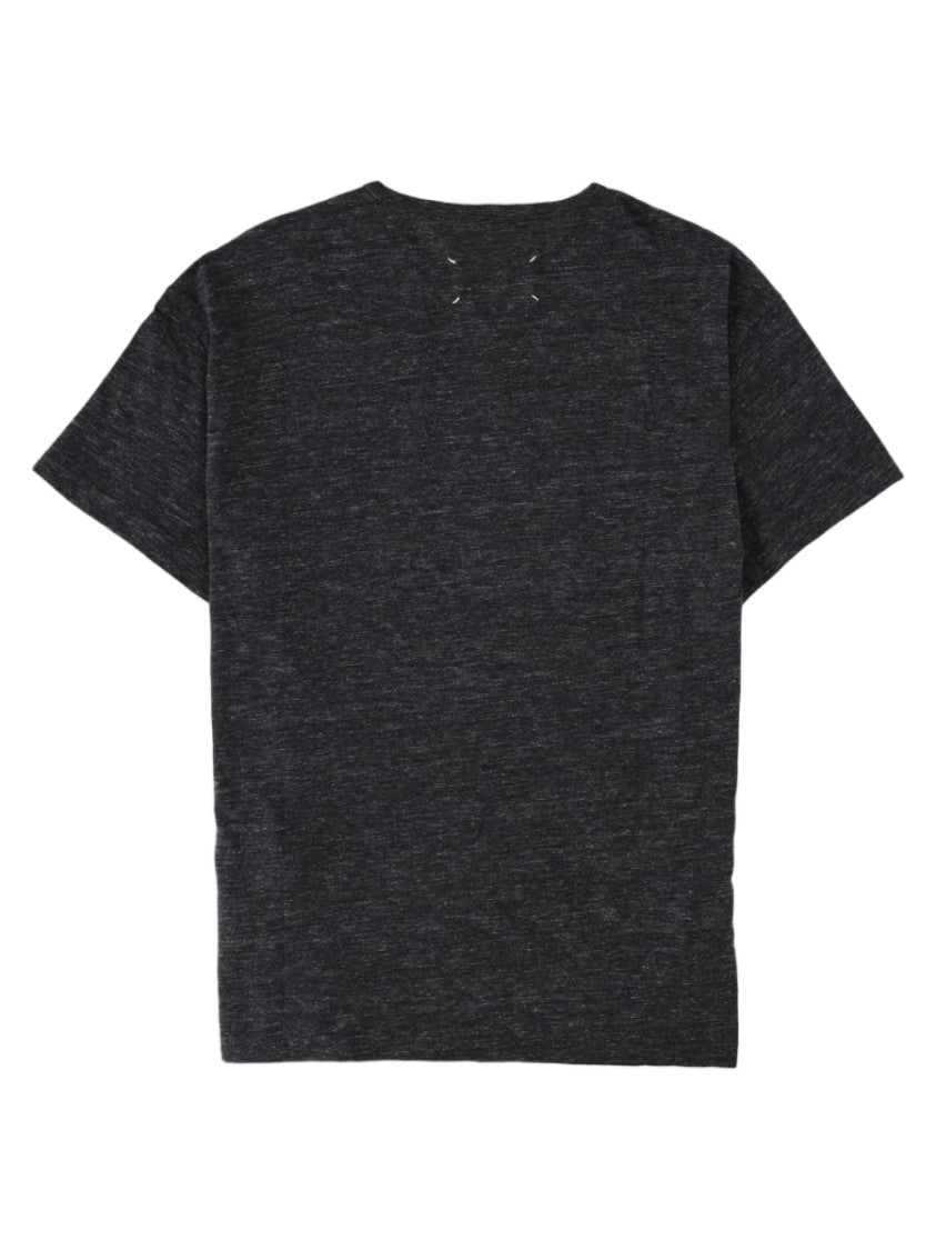 Maison Margiela Heathered Grey Short-Sleeve Cotton T-Shirt