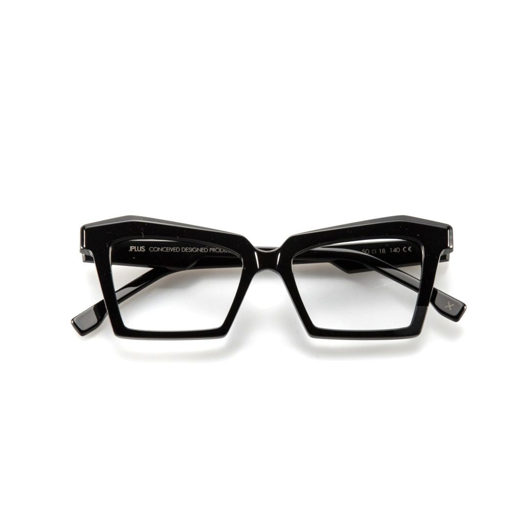 Jplus Inga Bold Geometric Square Frame Eyeglasses