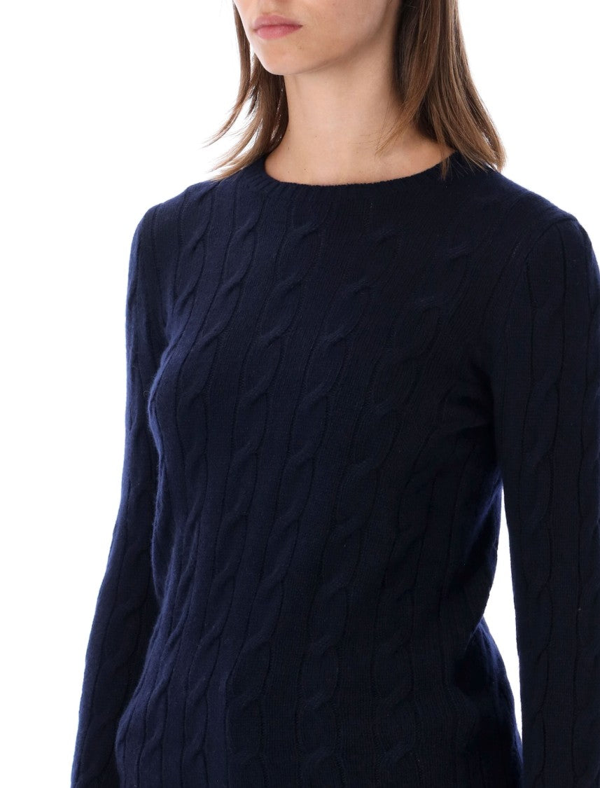 Polo Ralph Lauren Slim-Fit Cashmere Sweater With Iconic Cable Knit Design