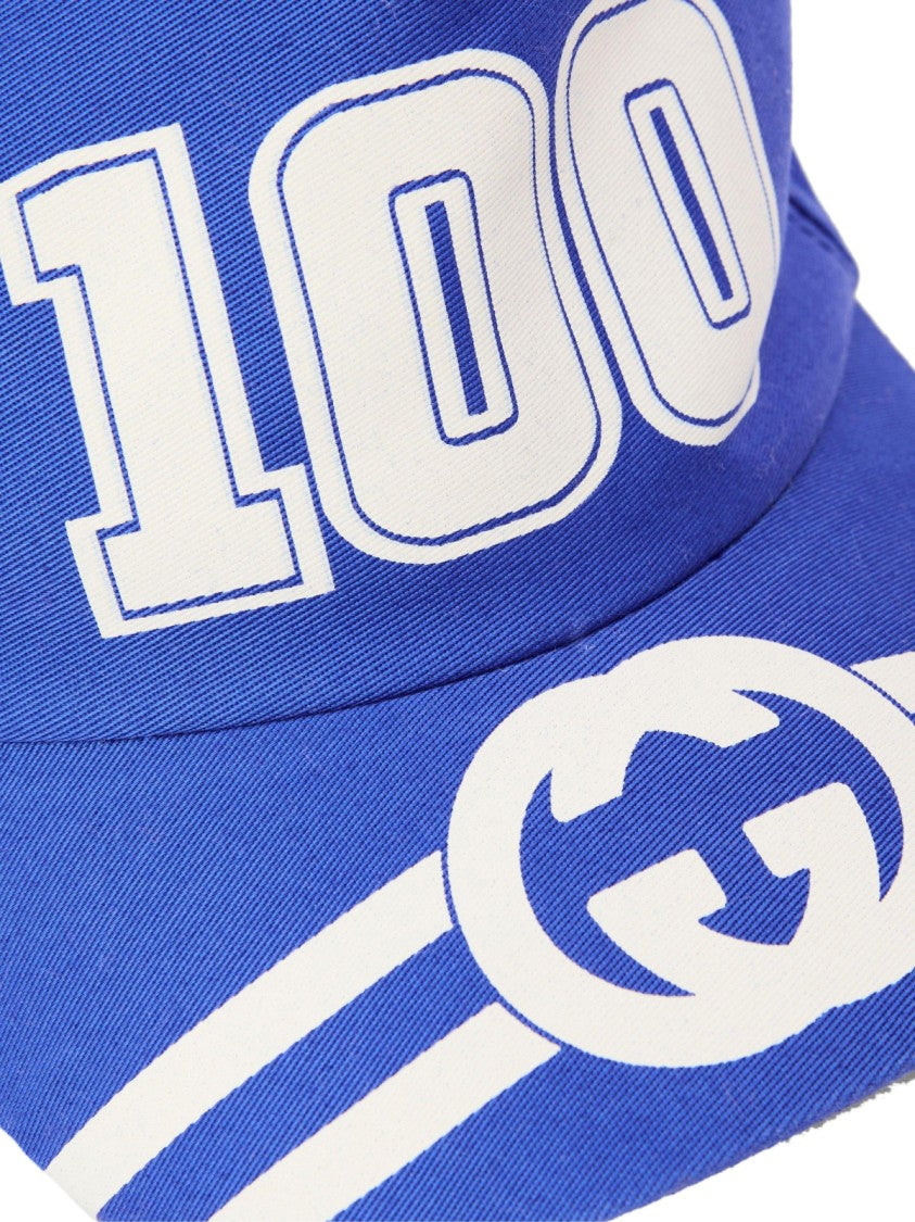 Gucci Gg Logo College Baseball Cap